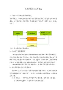 物業(yè)管理服務(wù)運(yùn)作模式