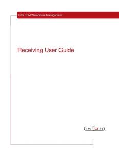 INfor wms Receiving_User_Guide