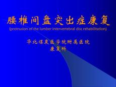 腰椎间盘突出症