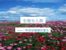 袁田-生物與人類(種奇妙蝴蝶的重生)