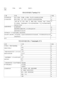 脊柱转移瘤tomita评分及是否手术评估