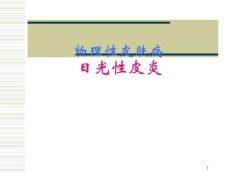 日光性皮炎课件