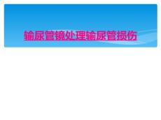 输尿管镜处理输尿管损伤
