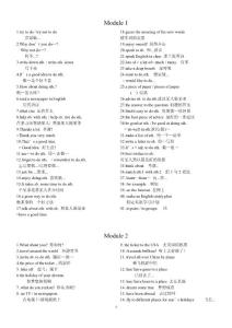 外研版英語(yǔ)八年級(jí)上冊(cè)_短語(yǔ)