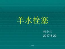 最新羊水栓塞