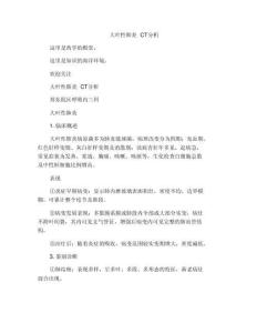大叶性肺炎CT分析