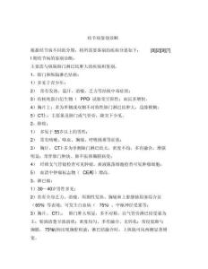 结节病鉴别诊断