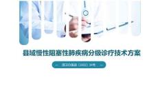 縣域慢性阻塞性肺疾病分級診療技術方案—學習課件