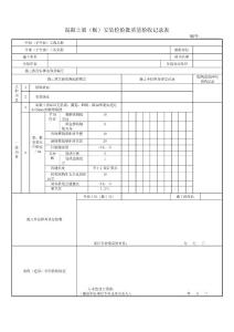 桥梁表格-梁板-混凝土梁（板）安装检验批质量验收记录表