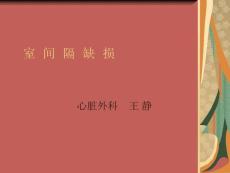 室间隔缺损ppt课件