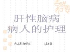 4肝性脑病病人的护理