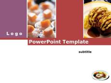 PPT经典模板――粉红色紫色美食背景商务或其他用途PPT(共20张PPT)