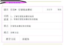 仔猪低血糖症ppt课件