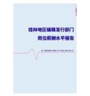2022年桂林地区编辑发行部门岗位薪酬水平报告