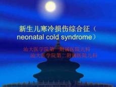 新生儿寒冷损伤综合征PPT