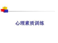 心理素質(zhì)訓(xùn)練