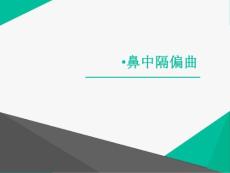 鼻中隔偏曲ppt课件