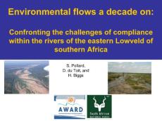 Environmental flows a decade on