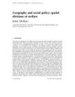 Geography and social policy spatial divisions of welfare - 豆丁网
