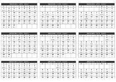 【2012龙年日历】2012年日历模板 A4打印版
