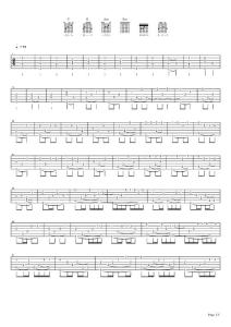 《canon》《卡農(nóng)》吉他譜