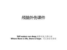 颅脑外伤课件