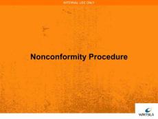 process flow of nonconformity handling