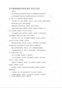治疗腹痛和腹泻的中成药物列表