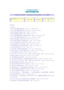 中國企業培訓網－華東地區企業培訓快報（2012年2月）