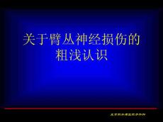 臂丛神经损伤的粗浅认识