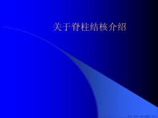 脊柱结核介绍