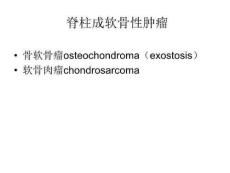 脊柱软骨类肿瘤课件
