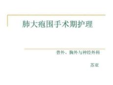 肺大疱围手术期的护理