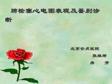 肺栓塞心电图