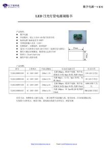 LED 日光灯管电源规格书