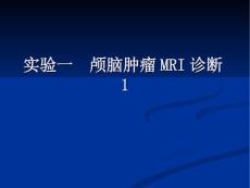 颅脑肿瘤MRI