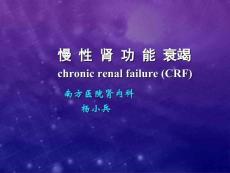慢性肾功能衰竭