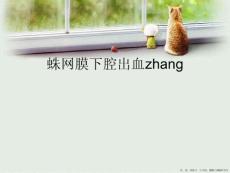 蛛网膜下腔出血zhang