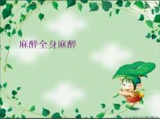 麻醉全身麻醉