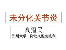 未分化关节炎蚌埠ppt课件