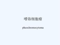 嗜铬细胞瘤基础病理