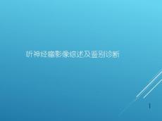 听神经瘤诊断