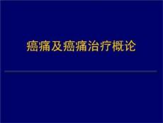 癌痛与癌痛治疗PPT培训课件