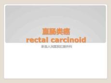 直肠类癌rectalcarcinoidPPT