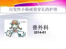 自发性小肠破裂护理