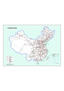 2011最新中國鐵路營業線路詳細圖（高清5470*3895圖片）