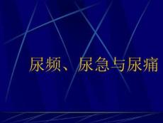 《尿频尿急与尿痛》PPT课件