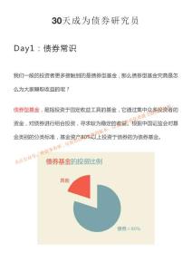 債券研究員速成寶典