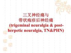三叉神经痛与带状疱疹后神经痛