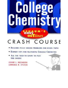 College Chemistry - Jerome L. Rosenberg
